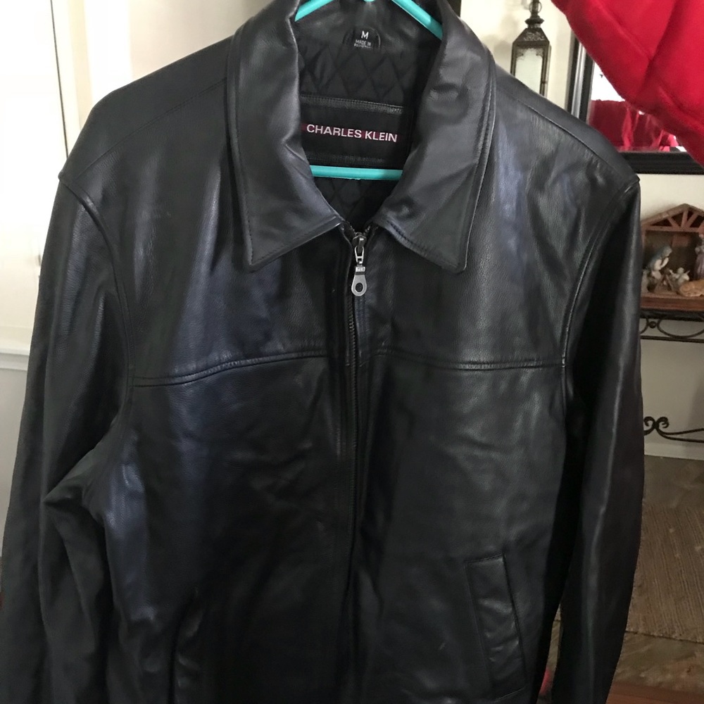 Charles Klein Leather bomber